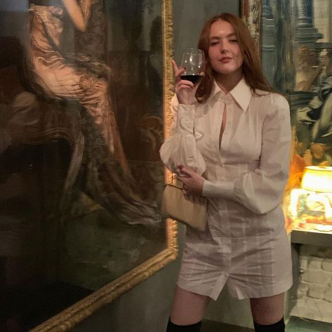 Short Ginger Hair With Bangs, Preppy Private School, Angelica Core, Money Rich Aesthetic, Bianca Core, Cottagecore Inspiration, Wealth Aesthetic, The Last Great American Dynasty, Last Great American Dynasty