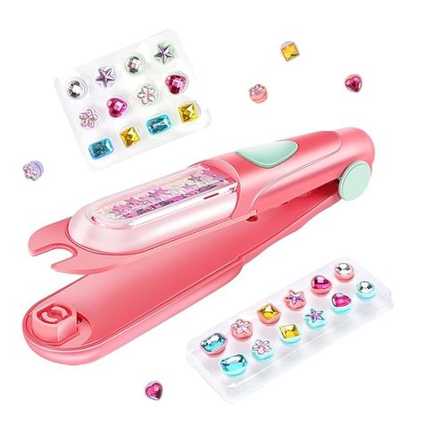 Amazon.com: Hair Gem Stamper Kit, Bling Hair Jewels for Girls Toys, Hair Styling Tool with Reusable Shining Diamonds, Birthday Gifts Toys for Girls Ages 3 4 5 6 8 -12 : Toys & Games Christmas Gifts For Girls 6-8, Girls Toys 6-8, Bling Hair, Hair Styling Tool, Hair Kit, Girls Toys, Hair Jewels, Christmas Gifts For Girls, Birthday Gifts For Girls