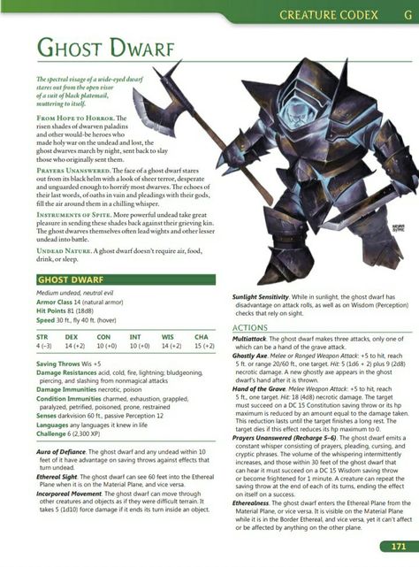 5e Undead Monsters, Ghost Dnd Stats, Dnd Level 1 Monsters, Dnd 5e Monster Stats, D&d Monster Stats, Dnd Table, Dnd Backgrounds, Dungeons And Dragons Races, Dnd Stats