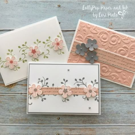 Business Thank You Cards, Quick Cards, Stamping Up Cards, Pretty Cards, Handmade Birthday Cards, Card Sketches, Floral Cards, Thank You Notes, Creative Cards