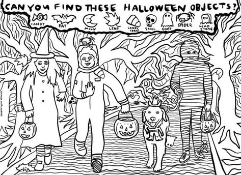 Hidden pictures: Find the Halloween objects | The Gazette Halloween Hidden Pictures, Halloween Objects, The Gazette, Hidden Pictures, Download Button, Grandparents Day, Stories For Kids, Trick Or Treat, Get Started