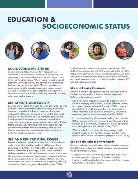 Education & Socioeconomic Status Fact Sheet Socio Economic Status, Socioeconomic Status, Social Stratification, Social Inclusion, Socio Economic, 21st Century Classroom, Human Relations, Servant Leadership, Workplace Wellness