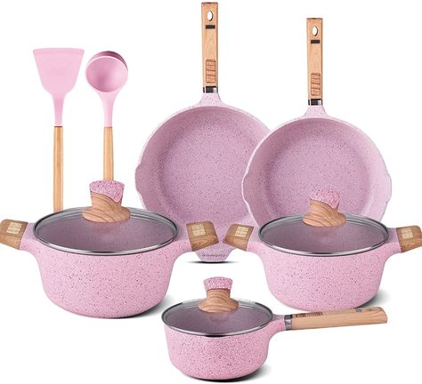 Nonstick Pans, Pans And Pots, Kitchen Cookware Sets, Nonstick Cookware Sets, Induction Cookware, Frying Pans, Silicon Utensils, Pots And Pans Sets, Cooking Set