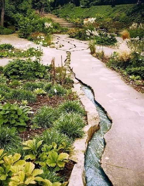 Path Way, Garden River, Water Features Landscape Architecture, Landscaping With Large Rocks Natural, Water Architecture, Landscaping With Boulders, Short Hairstyle, Landscaping With Large Rocks, Landscape Design Plans