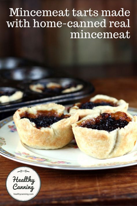 Mincemeat tarts from home-canned mincemeat - Healthy Canning Mincemeat Tarts Recipe, Mincemeat Cookie Recipe, Mincemeat Tarts, Uses For Mincemeat, How To Make Mincemeat, Mincemeat Tarts From A Jar, Mincemeat Tarts Easy, Traditional Mincemeat Pie, Mincemeat Cookies