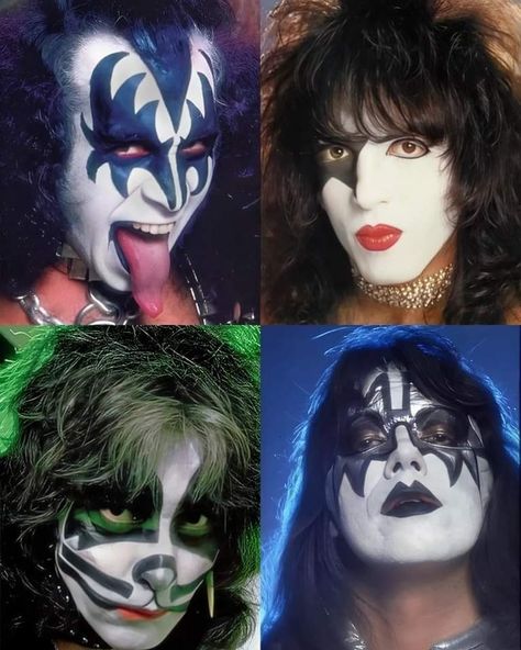 Kiss Band Makeup, Nyc January, Band Makeup, Kiss Music, Kiss Books, League Of Heroes, Kiss Outfits, Vinnie Vincent, Kiss Images