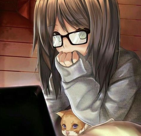 An Anime, A Girl, The Story, Computer, Screen, Anime