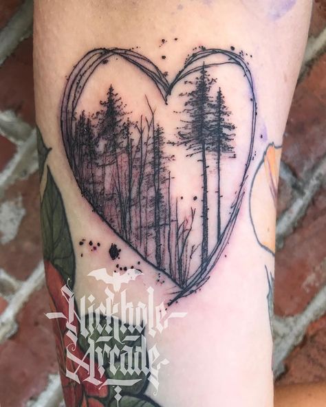 🅥Nickhole Arcade on Instagram: “Thank you Christine!🖤🖤🖤 Super fun, one-and-done, pensketch PNW heart from my flash!  #Tattoo #art #pnw #sketch #tattooflash #nickholearcade…” Northwest Tattoo, Pacific Northwest Tattoo, Damask Tattoo, Pnw Tattoo, Snail Tattoo, Seattle Tattoo, Fully Booked, Head Tattoos, Tree Tattoo