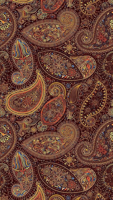 Paisley Wallpaper Iphone, Romani Wallpaper, Paisley Aesthetic, Mandala Wallpaper Pattern, Boho Aesthetic Wallpaper, Paisley Wall Art, Hippie Patterns, Fabric Art Ideas, Arte Hippy