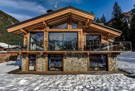 Chalet Exterior, Modern Chalet, Timber Homes, Luxury Chalet, Chalet Design, Mountain Chalet, Swiss Chalet, Cabin Exterior, Chalet Style