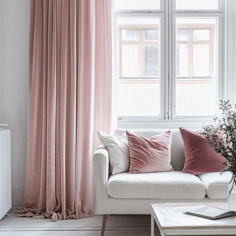 Pink dining room decor