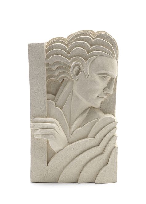 Ceramic Panel, Frame Panel, Motif Art Deco, Art Deco Sculpture, Relief Sculpture, Art Deco Architecture, Bas Relief, Pottery Sculpture, Art Deco Furniture