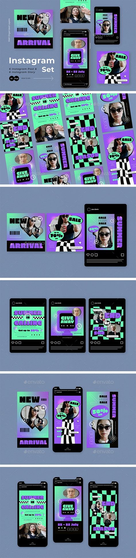 Y2k Evolution, Y2k Website Design Inspiration, Y2k Aesthetic Website Design, Y2k Social Media, Y2k Social Media Design, Vaporwave Instagram Feed, Purple Social Media Design, Purple Y2k, Y2k Summer