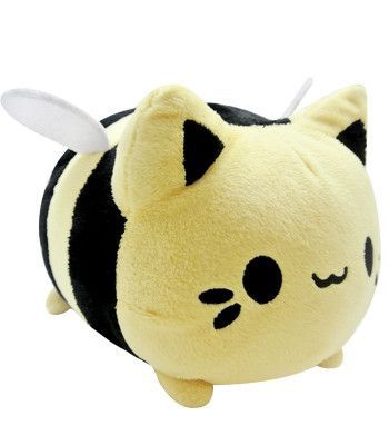 Meowchi Plush Bumble Bee - By Tasty Peach Studios.  Lots of other cute stuff here. Bee Minecraft, Tasty Peach Studios, Tasty Peach, Coping Skill, Kawaii Plush, Kawaii Plushies, Cute Pillows, Cat Plush, Cute Stuffed Animals