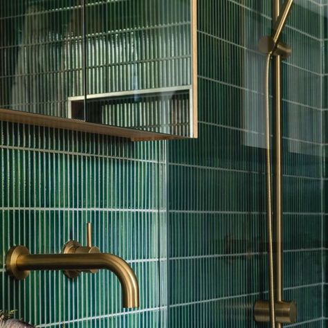 Transformation Architecture, Ensuite Design, Antique Green, Ensuite Bathroom, Green Tile, Tile Work, Kit Kat, Style Tile, Bathroom Inspo