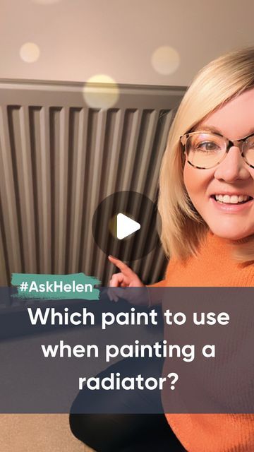 Decorating Centre Online on Instagram: "#askhelen Which paint should I use for my radiator? 🎨 This one is coming up a lot at the moment and I can see why! The trend of colour drenching your room (painting everything in the same shade!) creates such an effective style, or picking out your woodwork and radiators in a pop of colour (like me in the cover photo!) they’re all really taking off! So which paint can you use the achieve the desired result! People think you need to buy a specific paint with the words ‘radiator paint’ on the front of the tin, but they’re limited in colour range and quite often a little pricier! You can actually use the same paint you’ve purchased for your woodwork or use up that trusty leftover AllCoat or if it’s a durable matt finish you can use that too! The k Radiator Same Colour As Wall, Radiator Color Ideas, Radiator Painting, Painting Radiators, Colour Drenching, Painted Radiator, Old Radiators, Room Painting, Column Radiators