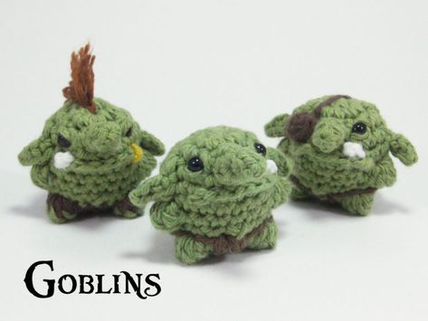 Goblin Amigurumi - Club Crochet Crochet Goblin Amigurumi, Crochet Dnd Pattern, Goblin Crochet Pattern, D&d Crochet Pattern, Dnd Crochet Patterns Free, Goblin Amigurumi, D&d Crochet, Dnd Crochet Patterns, Monster Crochet Pattern Free