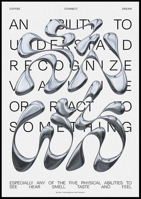 Chrome Text Graphic Design, Silver Poster Design, Metalic Poster Design, Eclectic Graphic Design, Chrome Branding, Chrome Graphic Design, Silver Graphic Design, 2000s Graphic Design, Silver Poster