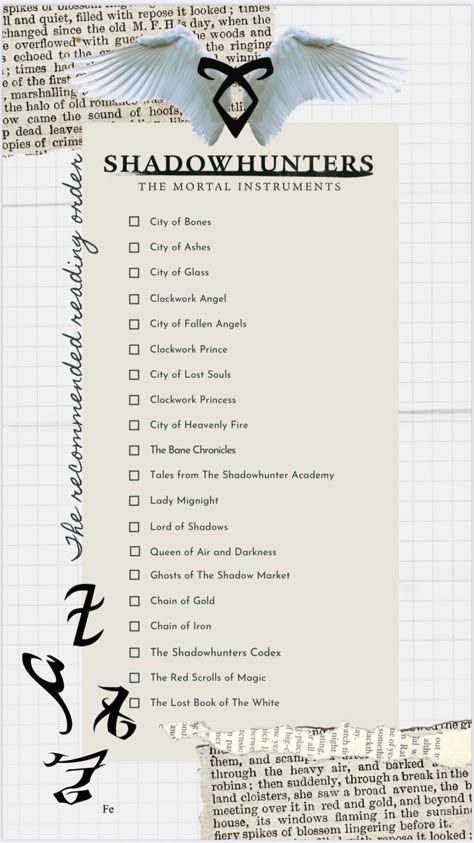 How To Read Cassandra Clare Books, Cassandra Clare Reading Order, Shadowhunters Reading Order, Shadowhunters Books In Order, Runes Drawing, Shadow Hunters Aesthetic, Shadowhunters Runes, Shadowhunters Books, Shadowhunter Books