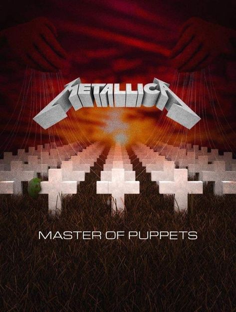 Metallica Master Of Puppets, Master Of Puppets, Puppets, Metallica, Art