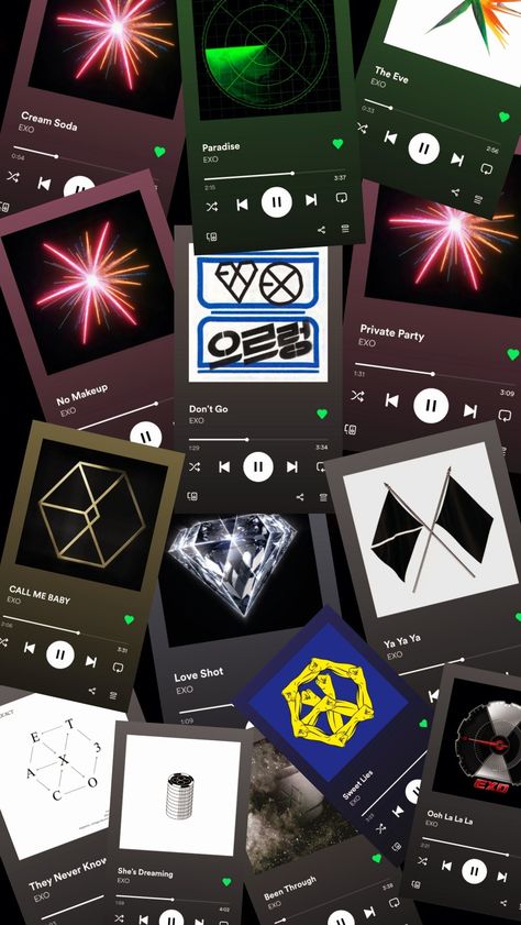 Exo Music Wallpaper, Exo Wallpaper Aesthetic, Sehun Vivi, Exo Cream Soda, Exo Logo Wallpapers, Exo For Life, Exo Logo, Exo Aesthetic, Exo Music