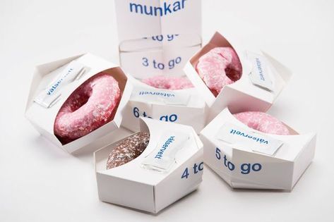 Takeaway Packaging, Donut Box, Dessert Packaging, Bakery Packaging, Cake Packaging, Cookie Packaging, Box Packaging Design, Donut Shop, Donut Glaze