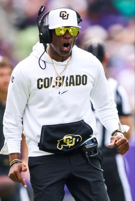 Deon Sanders, Colorado Buffaloes Football, Tackle Football, Coach Outfits, College Gameday Outfits, Deion Sanders, College Football Season, Colorado Buffaloes, University Of Colorado