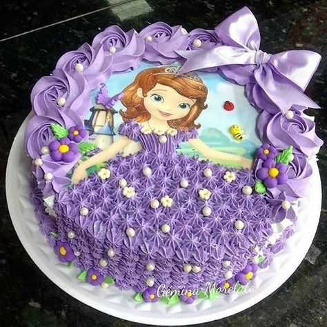 Dora Birthday Cake, Cinderella Cake Designs, Sofia The First Cake, Sofia Cake, Donut Birthday Cake, Girly Birthday Cakes, Modern Birthday Cakes, Twin Birthday Cakes, Cake Designs For Kids