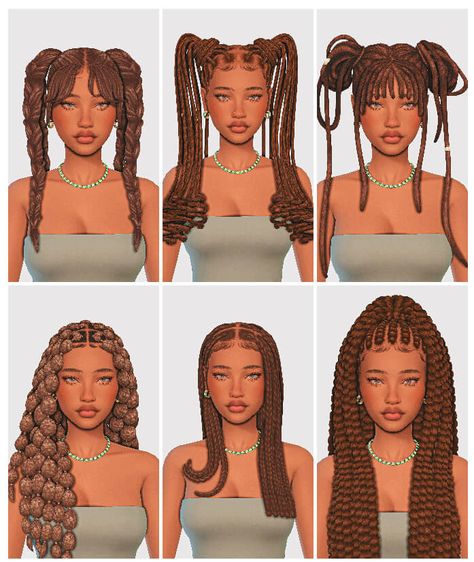 Braids , Locs , Twists And More. Maxis Match Edition Sims 4 Two Braids Cc, Sims 4 Twists, Sims 4 Cc Knotless Braids, Sims 4 Butterfly Locs Cc, Sims 4 Cornrows, Sims 4 Locs Maxis Match, Sims 4 Cc Hair Maxis Match Locs, Maxis Match Braids, Sims 4 Cc Braids Maxis Match