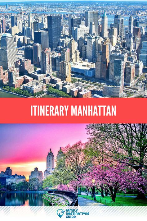 Itinerary: Manhattan Top Attractions and Hidden Gems Midtown Manhattan, Ellis Island, Memorial Museum, Family Destinations, World Trade Center, Green Space, Iconic Landmarks, Public Transport, Stunning View