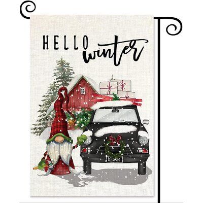 Size:The Winter Chrismtas Garden Flag, size 12.5"W x 18"H, A Great Way to Brighten up Your Garden or Yard for Any Seasons. Features:Material: Made of durable poly burlap fabric, very durable and will sustain weather conditions. Double-sided flag, unique pattern available on both sides. garden flags are printed via sublimation printer and then heat pressed onto burlap that may be hung inside or out. Welcome guests to home with this unique, seasonal doormat. perfect for any deck, patio, porch, or Holiday Yard Decor, Holiday Yard Decorations, Winter Farmhouse, Merry Christmas Snowflakes, Christmas Flannel Blanket, Santa Gnome, Farmhouse Outdoor, Burlap Decor, Christmas Flag