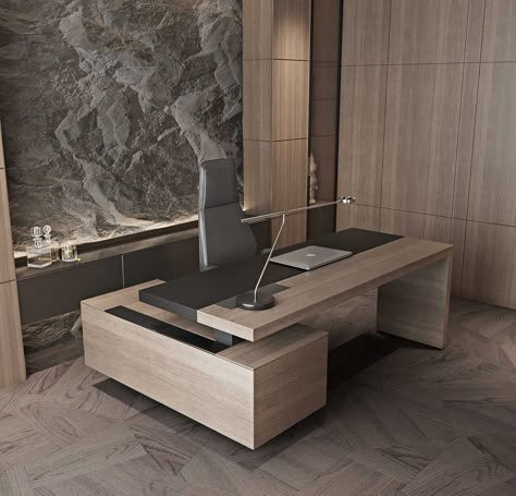 STONE Design Office Ideas, Ceo Office Design, Desk Modern Design, Small Office Design Interior, Ceo Office, Small Office Design, Modern Home Offices, Industrial Office Design, Office Table Design