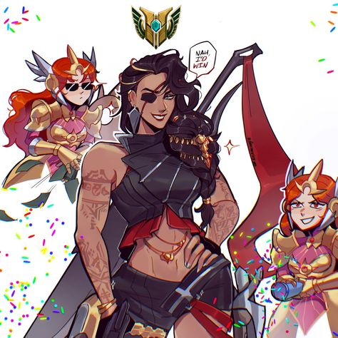 Leona League Of Legends Fanart, Samira League Of Legends Fanart, League Of Legends Art Fanart, Samira League Of Legends, Leona Fanart, Lol Fanart, League Of Legends Fanart, Esmeralda Disney, Leona League Of Legends