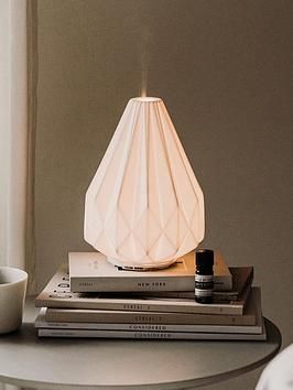 Made by zen kasper aroma diffuser the luxurious kasper aroma diffuser embodies pure elegance with its facetted natural Electric Diffuser, Natural Ceramic, In Season Produce, Aroma Diffuser, Ceramic Design, Centre Pieces, Natural Essential Oils, Inspired Homes, Egift Card