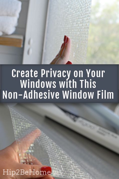 Window Privacy Screen, Window Clings Privacy, Bathroom Window Privacy, Window Film Designs, Garage Windows, Adhesive Window Film, Privacy Window Film, Window In Shower, Privacy Window