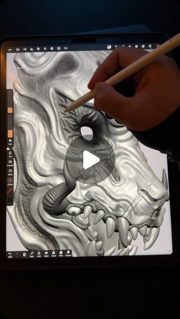 Michael Wong on Instagram: "Freestyle full mask in Nomad Sculpt on the M2 IPad Pro. Invert Masking." M2 Ipad Pro, Nomad Sculpt, 3d Sculpting, Ipad Pro, Random Stuff, Ipad, Mask, On Instagram, Instagram