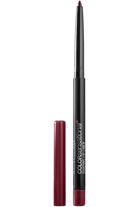 Precision Long-Lasting Lip Liner Makeup - Maybelline Best Lip Liners, Drugstore Lips, Maybelline Lip, Lip Liner Colors, Makeup Tip, Maybelline Color Sensational, Maybelline Makeup, Lips Shades, Lip Shapes