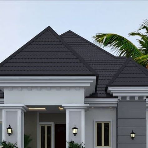 Proposed 6 bedrooms bungalow | Instagram Flat Roof House Designs, Flat Roof House, Roof House, Small House Plan, Bungalow Design, Flat Roof, House Designs, Cyprus, House Plan