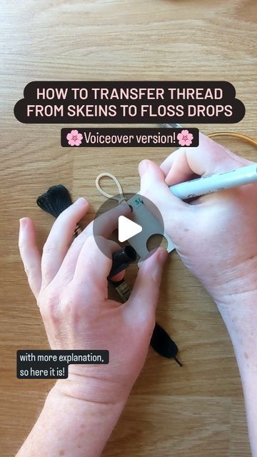 Cross stitch patterns with snark and sass on Instagram: "If you've been interested in floss drops but aren't sure how to set them up, this will get you started ♥️ Make sure to save this for reference! When you're ready to try them out, check out my full range of reusable label wood floss drops in a variety of styles and colors in my shop 🌈 Happy stitching!! . . . . . . . #crossstitch #embroidery #tutorial #flossdrops #stitchersofinstagram #handmadewithlove" Floss Drops, Cross Stitch Floss, Cross Stitch Tutorial, Stitch Tutorial, Embroidery Tutorial, Embroidery Inspiration, Diy Embroidery, You've Been, Craft Room