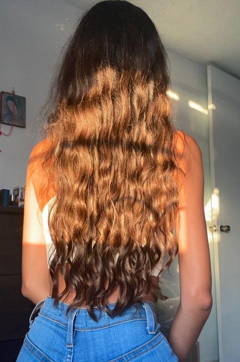 Brown Beach Waves Hair, Long Brown Wavy Hair Beach Waves, Beach Waves Hair Natural, Naturally Wavy Brown Hair, Honey Brown Wavy Hair, Beach Waves Brown Hair, Wavy Hair Light Brown, Light Wavy Hair, Wavy Light Brown Hair