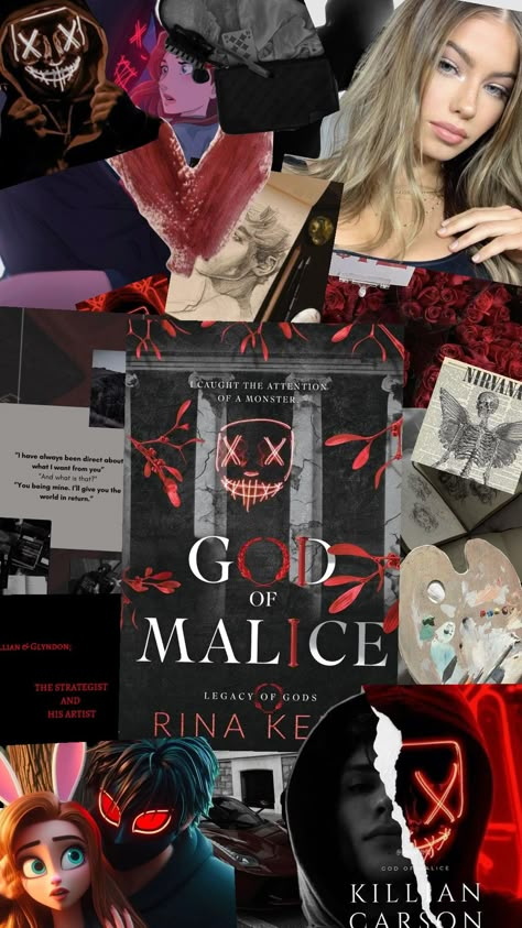 #godofmalice #firstpost. hi everyone this is my first post I hope u like it :) God Of Malice Aesthetic, God Of Malice Rina Kent, Kent Aesthetic, God Of Malice, Book Fanart, Book Story, Book Background, Rina Kent, Asthma Symptoms