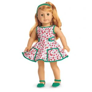 American Girl Maryellen, Maryellen Larkin, Strawberry Outfit, American Girl Historical, All American Girl Dolls, Girl Wishlist, American Girl Doll Stuff, Dolls And Dollhouses, American Girl Stuff