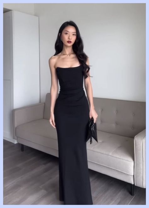 [Sponsored] 20 Trendiest Black Dress Classy Elegant Long Hacks You've Never Considered This Spring #blackdressclassyelegantlong Black Dress Classy Elegant Long, Simple Long Black Dress, 22th Birthday, Long Tight Dresses, Dress Classy Elegant, Black Dress Classy, Ulzzang Dress, Long Black Dress Formal, Tight Black Dress