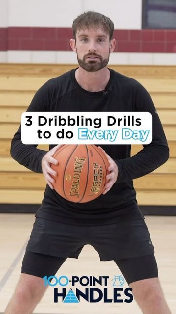 Pure Sweat - Basketball Skills & Drills on Instagram: "3️⃣ dribbling drills that you should be doing every day to improve your ball control and handles on the move. 1. Behind the Backs 2. Crossover Float & Go 3. Same-Foot Stop, Between the Legs Change Direction Want more dribbling drills? Link in bio" How To Improve Basketball Skills, How To Dribble Between Legs Basketball, Ball Handling Drills Basketball, Dribbling Drills Basketball, Basketball Dribbling Drills, Ball Handling Drills, Basketball Drills For Kids, Basketball Dribble, Basketball Shooting Drills