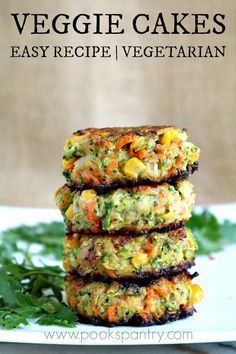 The Original Veggie Cakes Recipe | Recipe | Vegetarian recipes, Tasty vegetarian recipes, Veggie cakes Vegetable Cakes, Sandwich Vegetarian, Pantry Recipe, Veggie Cakes, Vegetable Cake, Easy Veggie, Tasty Vegetarian Recipes, Recipe Blog, Idee Pasto Sano