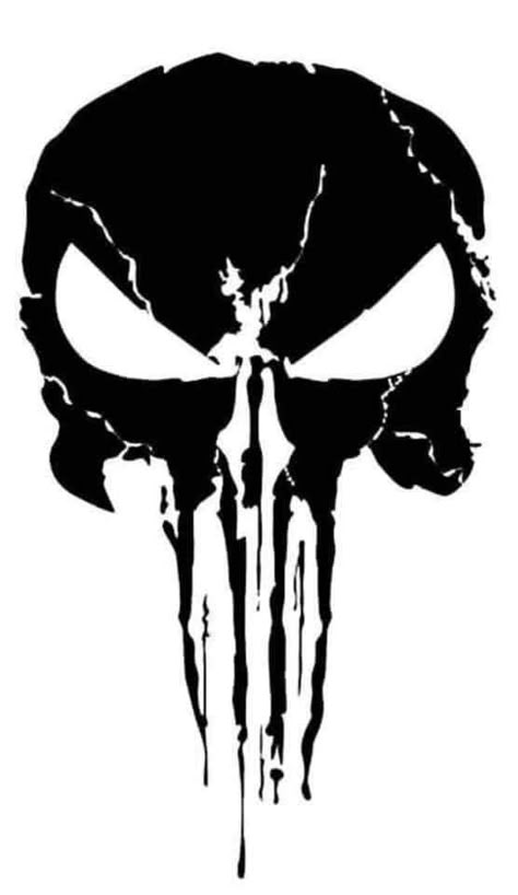 The Punisher Tattoo, Punisher Skull Tattoo, Punisher Tattoo, Punisher Artwork, Dry Point, Punisher Skull, Tattoo Stencils, Vinyl Projects, Pattern Ideas