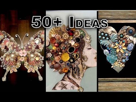 50+ IDEAS TO UPCYCLE YOUR OLD JEWELRY INTO ART | ep3 - YouTube