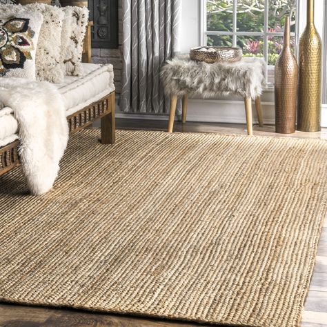 Farmhouse Family Room Ideas: Decor Ideas to Make Your Home More Cozy | Hunker Karpet Perca, Mandala Rug, Braided Rag Rugs, Jute Rug Runner, Jute Carpet, Tan Rug, Jute Area Rug, Sisal Area Rugs, Natural Jute Rug