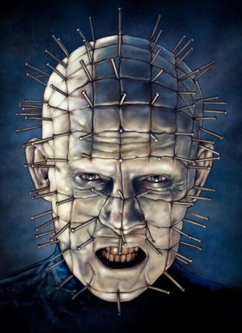 Horror Movie Tattoos, Clive Barker, Horror Drawing, Rhinestone Embroidery, Movie Tattoos, Horror Movie Icons, Horror Artwork, Horror Tattoo, Horror Movie Art