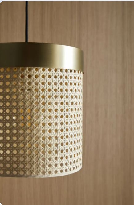 Luminaire Original, Furniture Design Inspiration, Round Pendant Light, Brass Interior, Rattan Lamp, Rattan Pendant, Light Hanging, Rattan Pendant Light, Japanese Interior